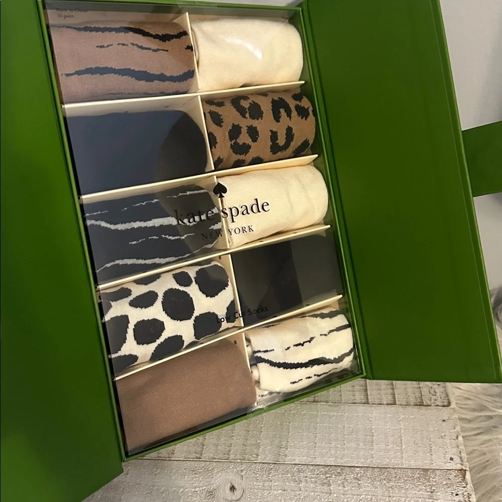 NIB Kate spade ten days of socks box set